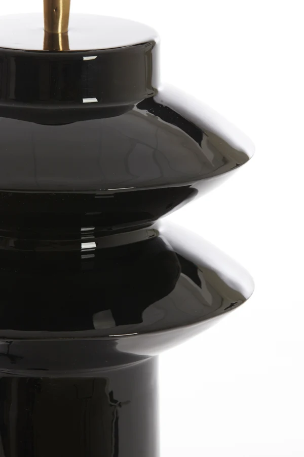 Lamp base 22x26 cm PETCH shiny black