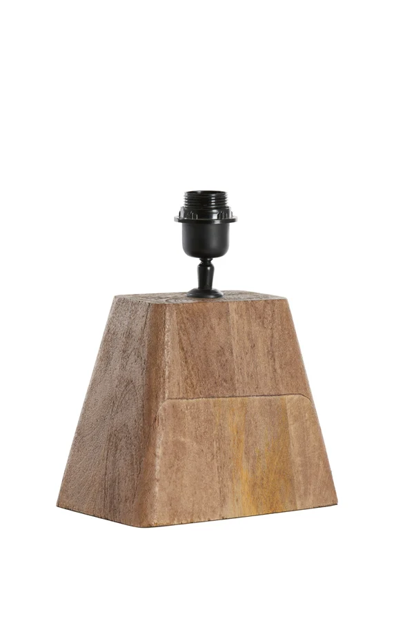 Lamp base 22x15x19 cm KARDAN wood matt brown