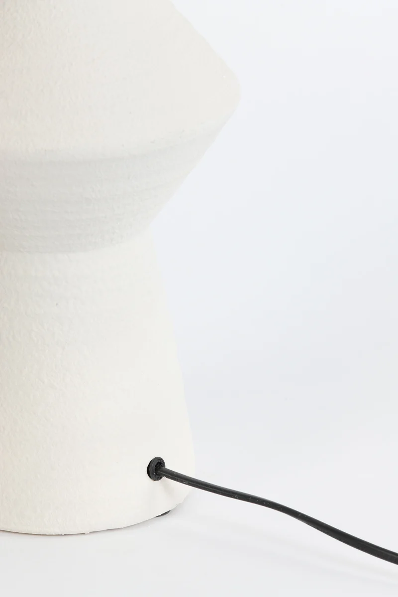 Lamp base 22,5x61 cm AYLA ceramics cream