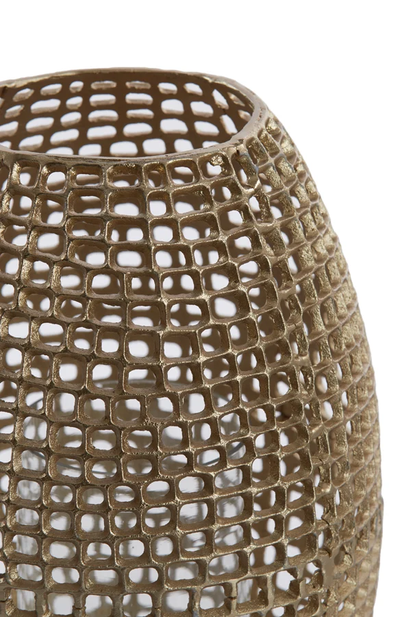 Hurricane 25x39 cm MARCIO antique gold+clear glass