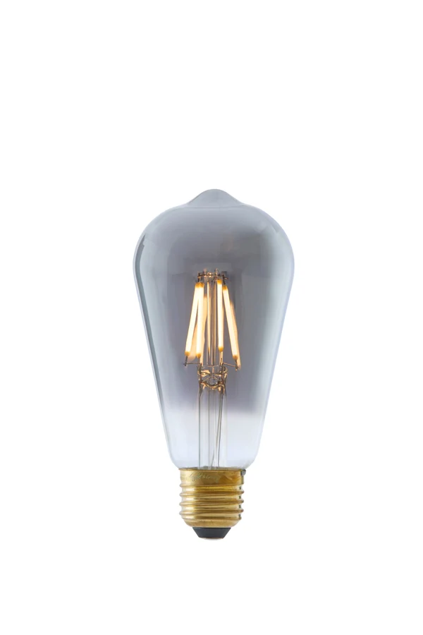 LED angular 6,5x14,5 cm LIGHT 4W smoked E27 dimmable