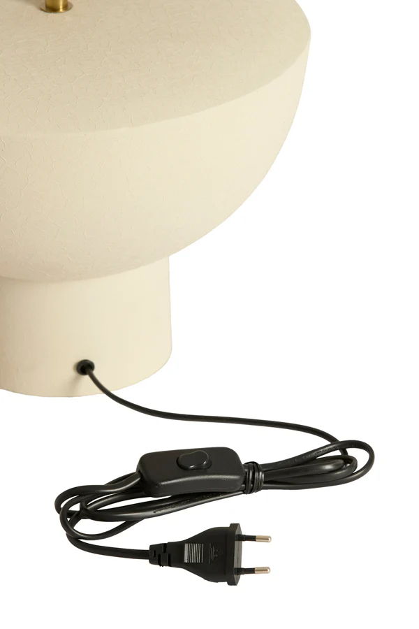 Lamp base 31x25 cm ISMARA matt cream