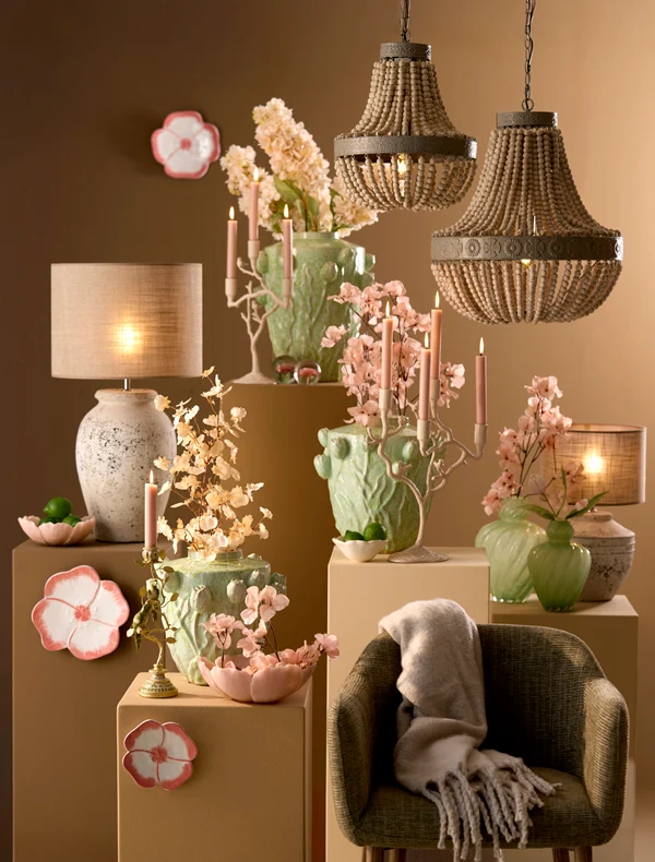Lamp base 30x40 cm TOBA large antique grey