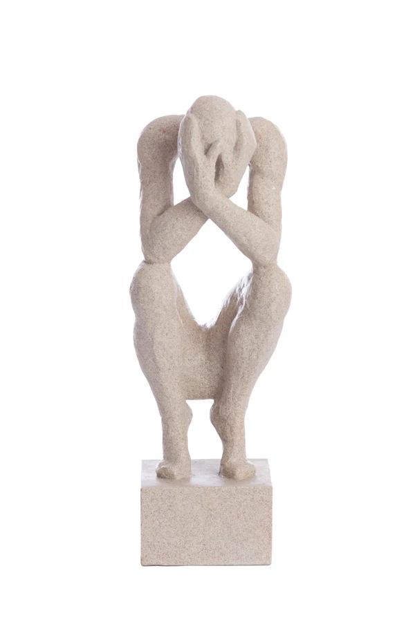 Ornament 19x16x47 cm LOVINAC taupe