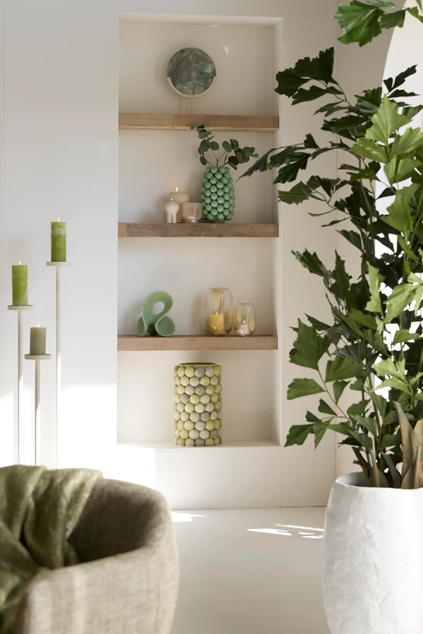 Ornament 19,5x14,5x23 cm ZAINO green