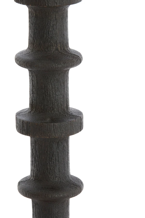 Lamp base 16x45 cm CECILY wood matt dark russet