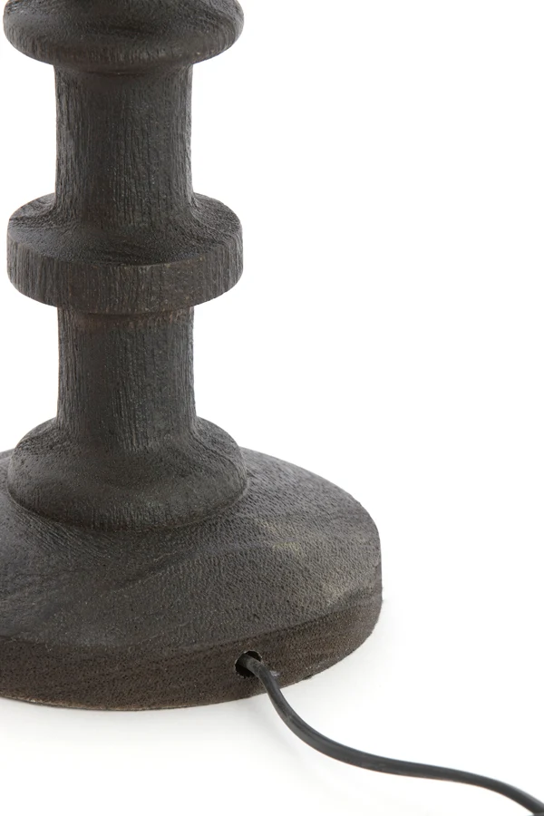 Lamp base 16x45 cm CECILY wood matt dark russet