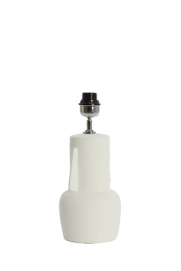 Lamp base 16x37,5 cm MATARAM ceramics white