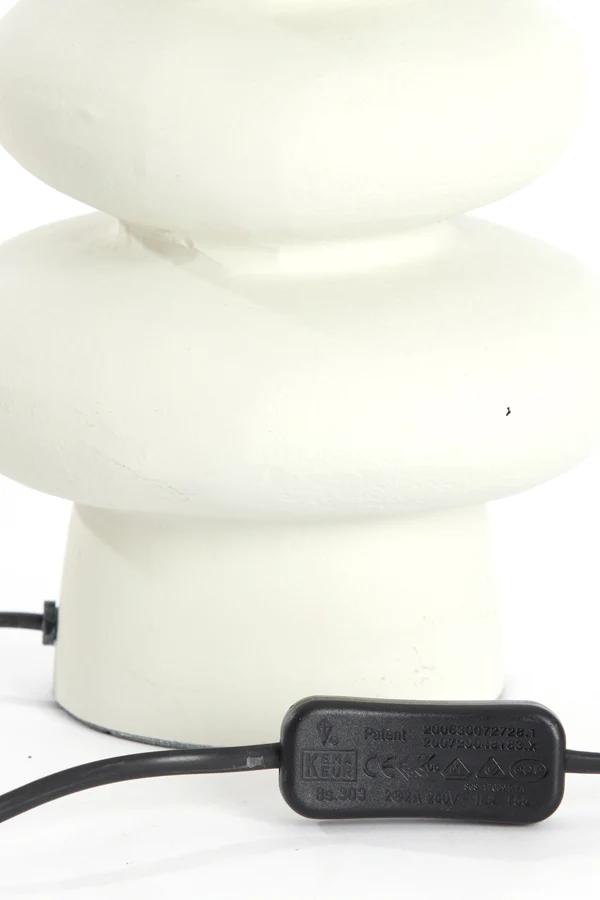 Lamp base 16x27 cm OLONA cream