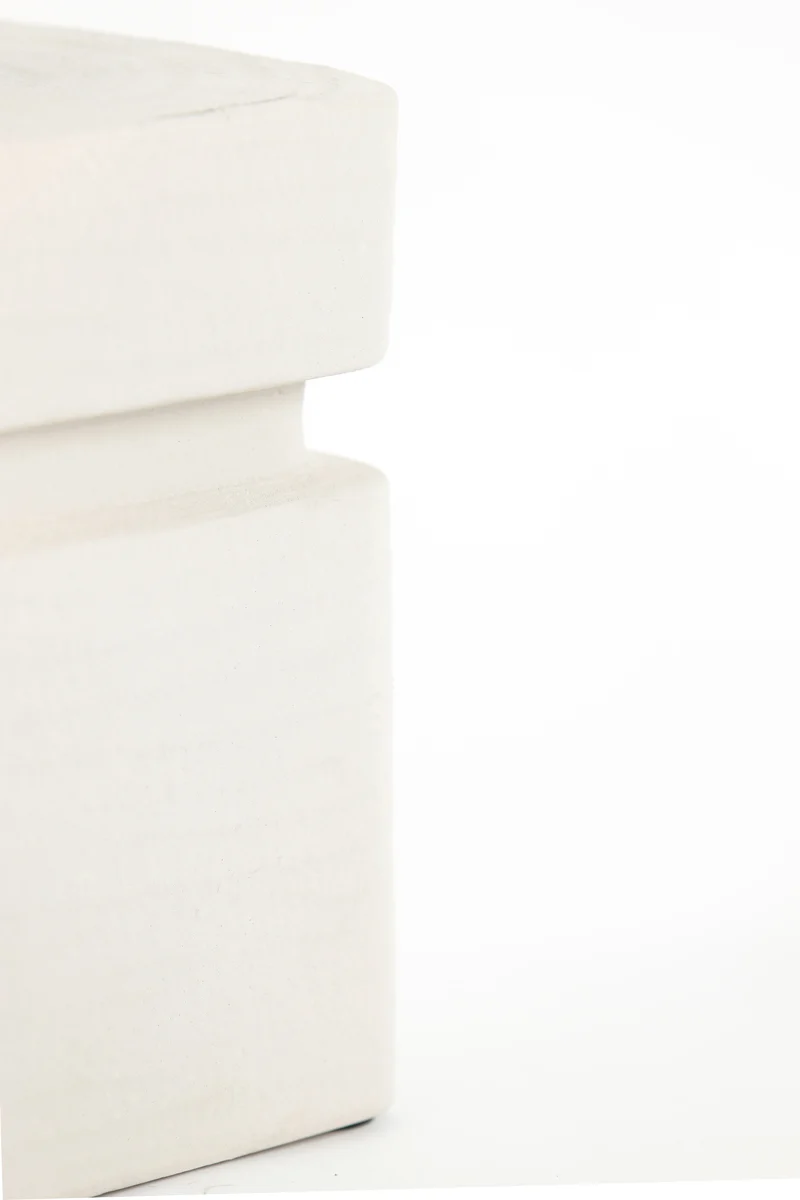 Lamp base 16x16x32 cm AMTA ceramics cream