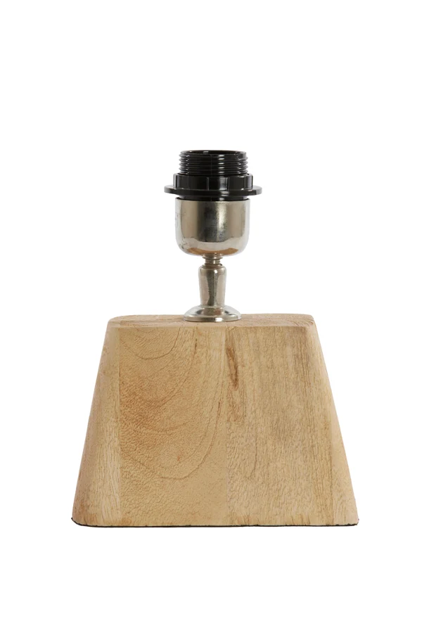 Lamp base 16x10x21 cm KARDAN wood matt natural