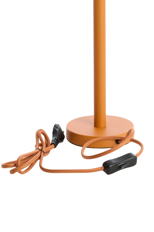 Lamp base 12x26 cm WASHINGTON matt orange