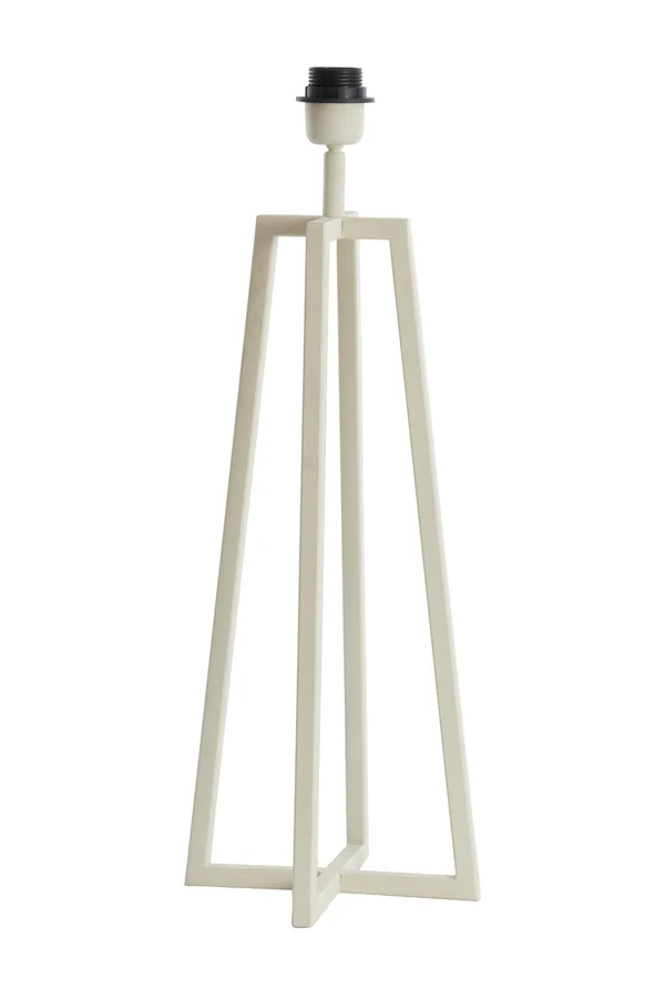 Lamp base 21x21x56 cm MILEY cream