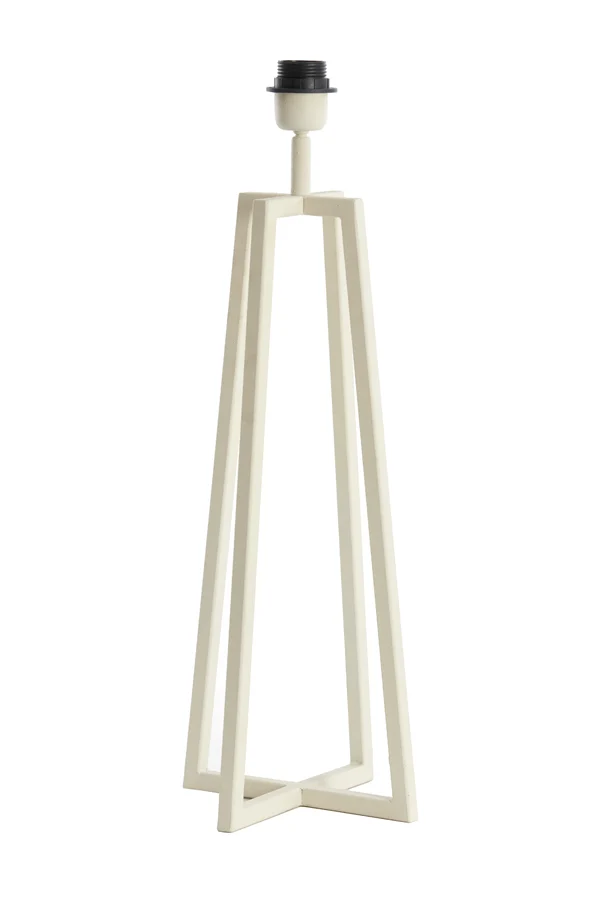 Lamp base 21x21x56 cm MILEY cream