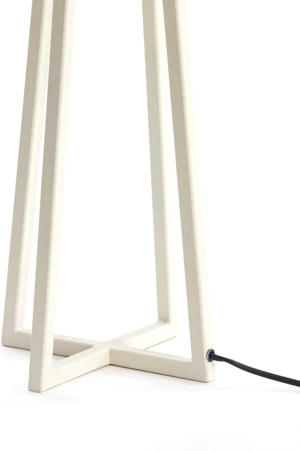 Lamp base 21x21x56 cm MILEY cream