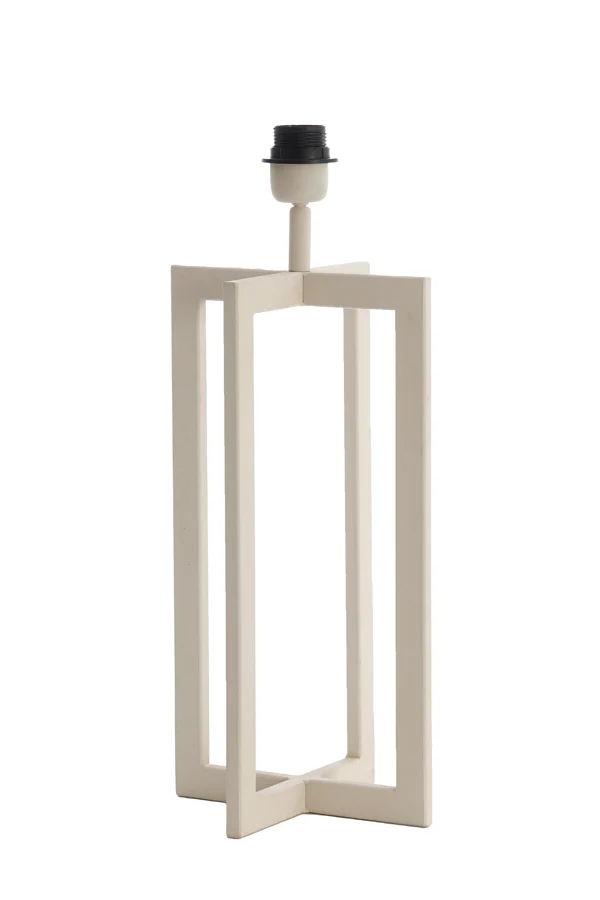 Lamp base 21x21x46 cm MACE cream