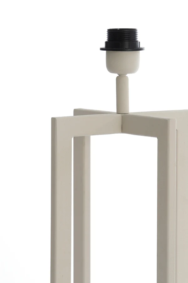 Lamp base 21x21x46 cm MACE cream