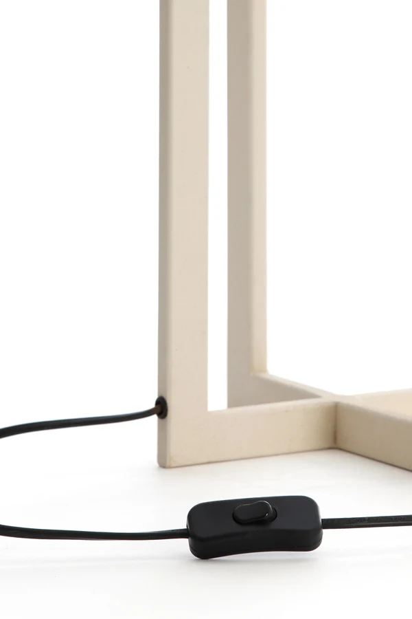Lamp base 21x21x46 cm MACE cream