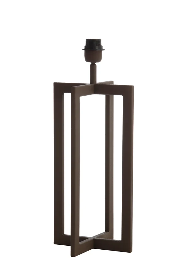 Lamp base 21x21x46 cm MACE brown