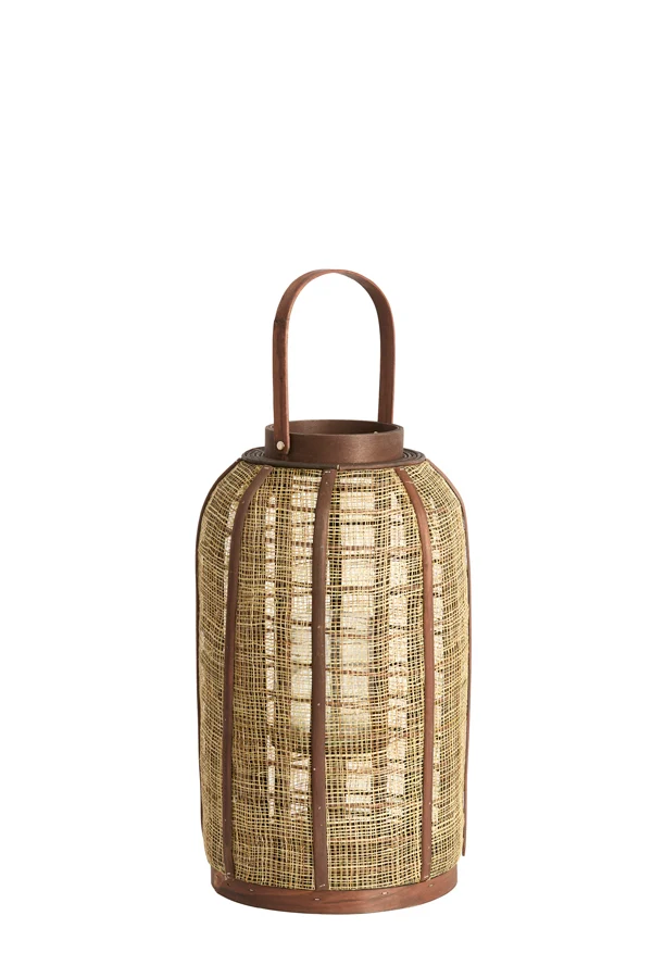 Hurricane 23x40 cm SEREIN linen brown+wood dark brown