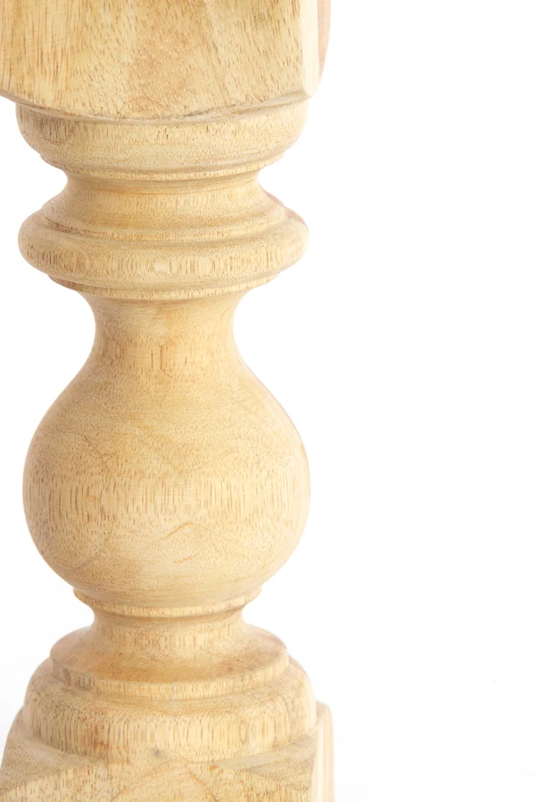 Lamp base 9x9x36 cm CUMANI wood natural