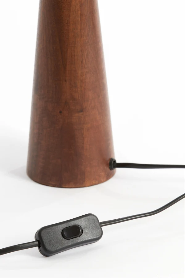 Lamp base 9x40 cm FESTINA wood russet