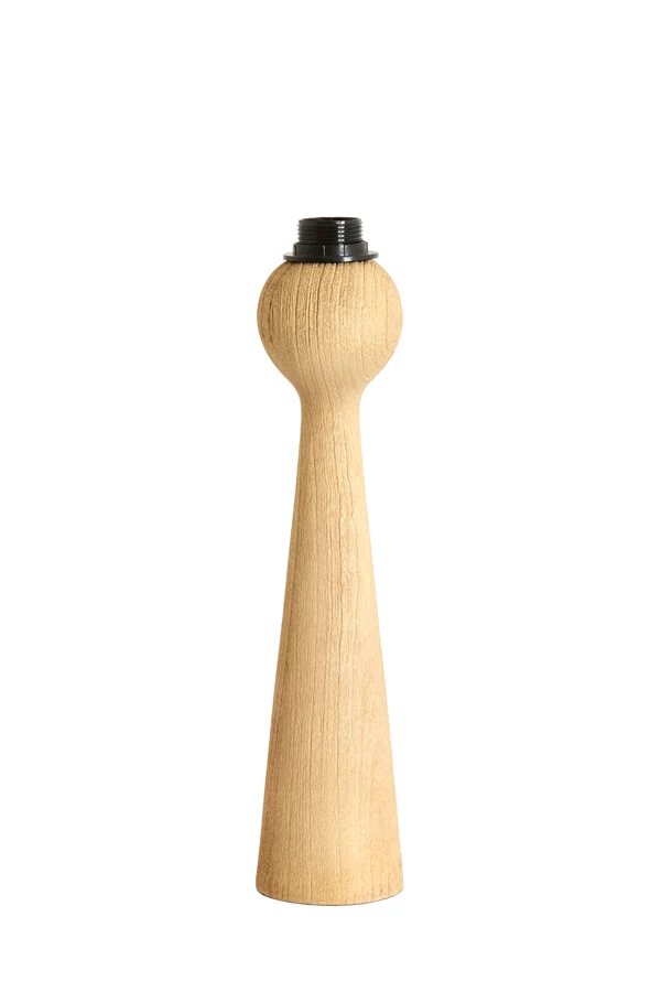 Lamp base 9x40 cm FESTINA wood matt natural