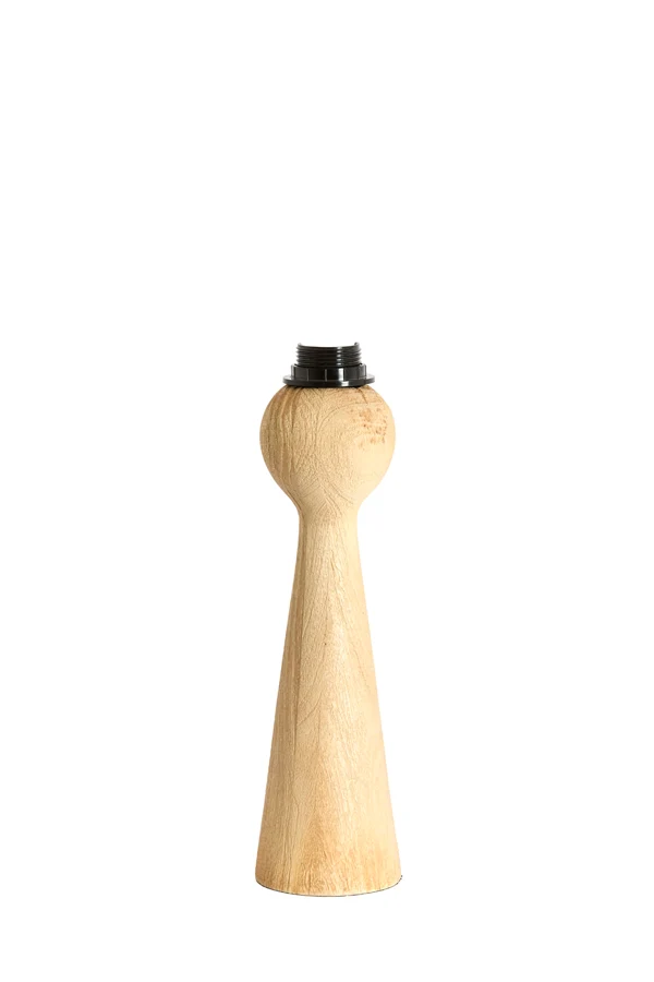 Lamp base 9x33 cm FESTINA wood matt natural
