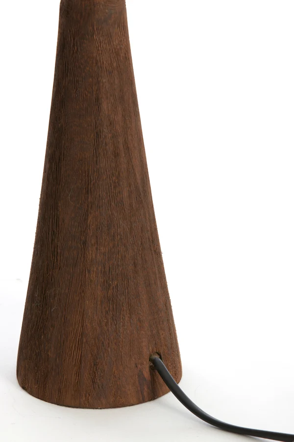 Lamp base 9x33 cm FESTINA wood matt dark brown