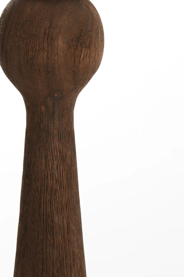 Lamp base 9x33 cm FESTINA wood matt dark brown