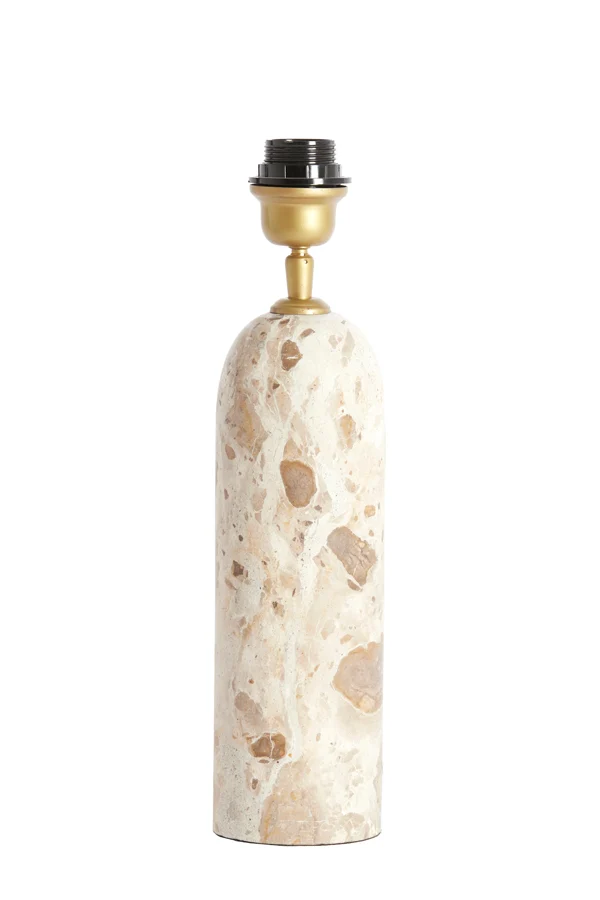 Lamp base 9x28 cm MALIKI marble sand