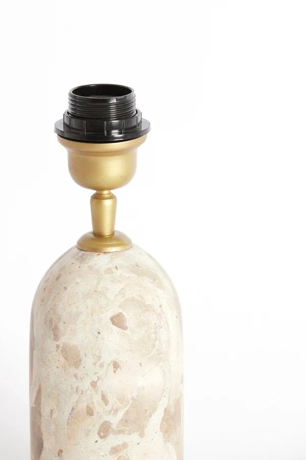 Lamp base 9x28 cm MALIKI marble sand