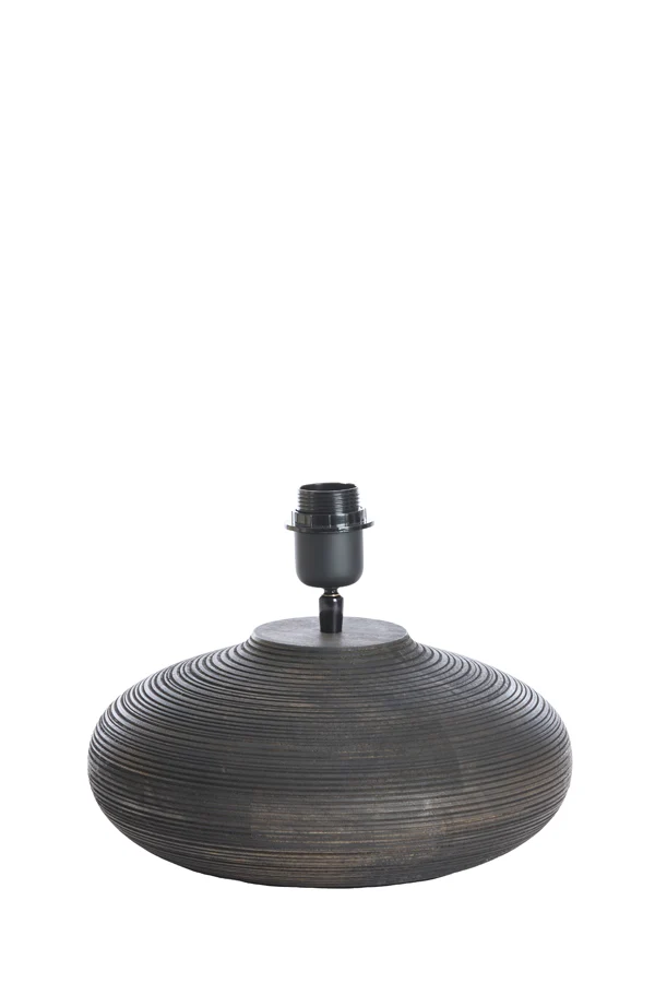 Lamp base 30x23 cm KHOMAI wood antique brown