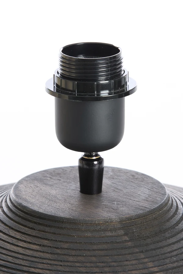 Lamp base 30x23 cm KHOMAI wood antique brown