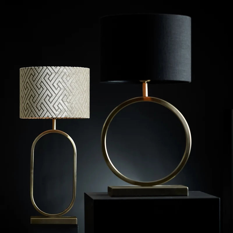 Lamp base 30x13x42 cm LIVA light gold