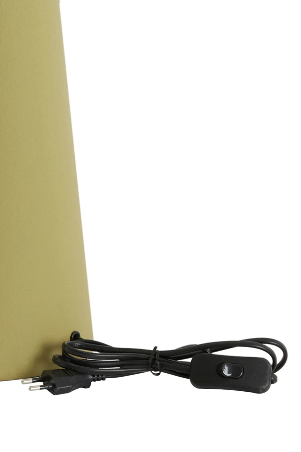 Lamp base 16,5x35 cm YELOS matt olive green