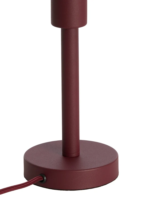 Lamp base 12x26 cm WASHINGTON matt burgundy