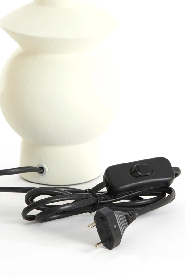 Lamp base 12x26 cm ESINO cream
