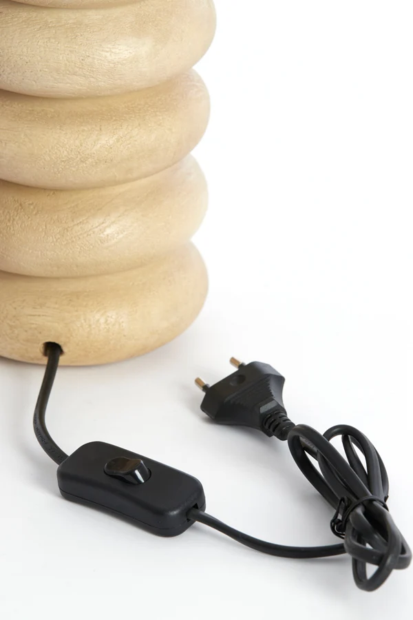 Lamp base 12x21 cm BUDONGO wood natural
