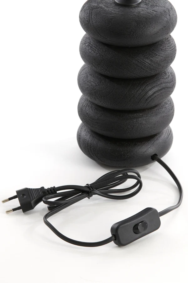 Lamp base 12x21 cm BUDONGO wood black