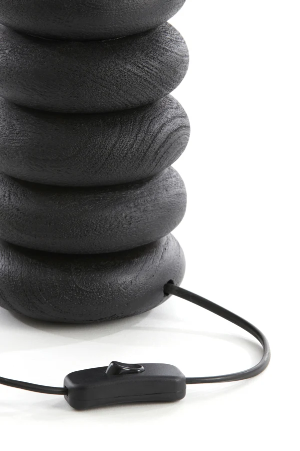 Lamp base 12x21 cm BUDONGO wood black