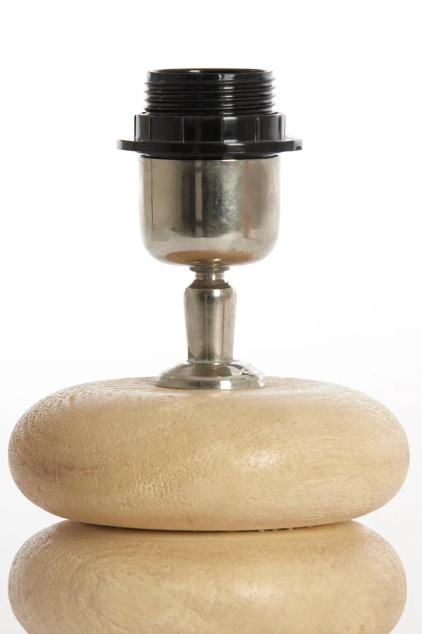 Lamp base 12x12 cm BUDONGO wood natural