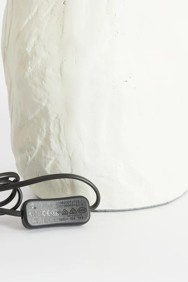 Lamp base 21x19x29 cm MAVELLE cream