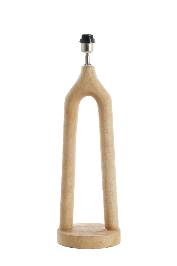 Lamp base 20x55 cm XITTA wood matt natural