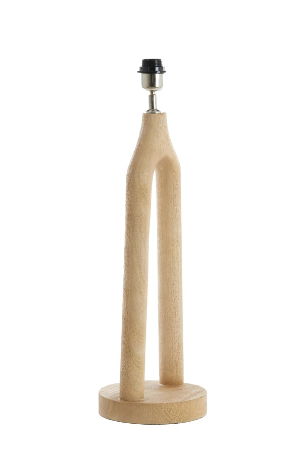 Lamp base 20x55 cm XITTA wood matt natural