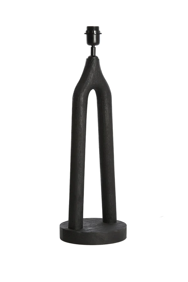 Lamp base 20x55 cm XITTA wood matt black