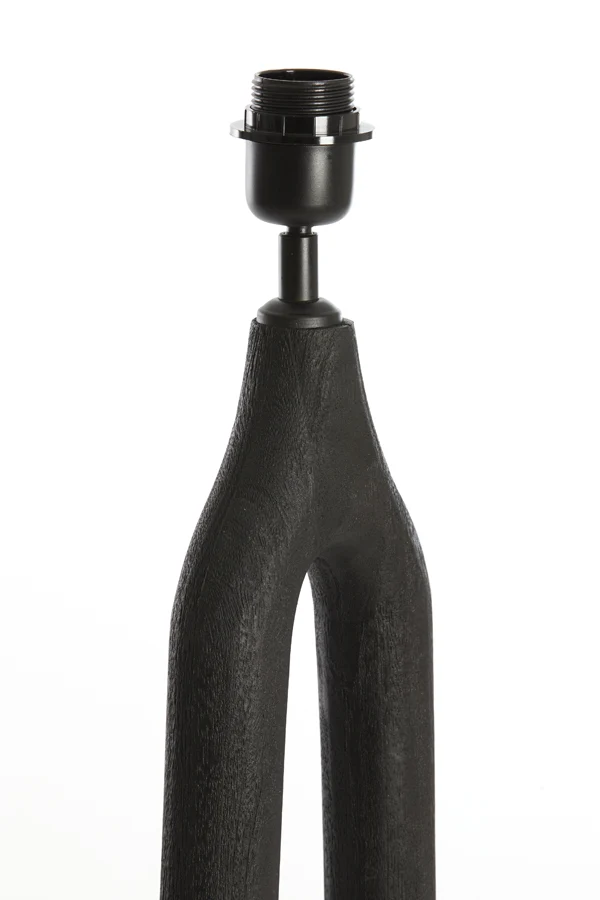 Lamp base 20x55 cm XITTA wood matt black