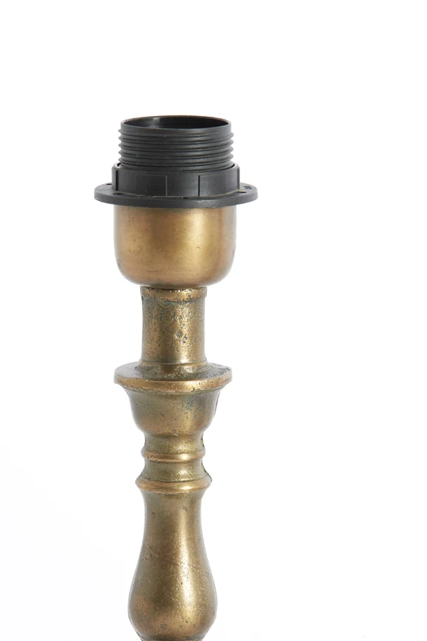 Lamp base 9x22 cm HELGA raw antique bronze