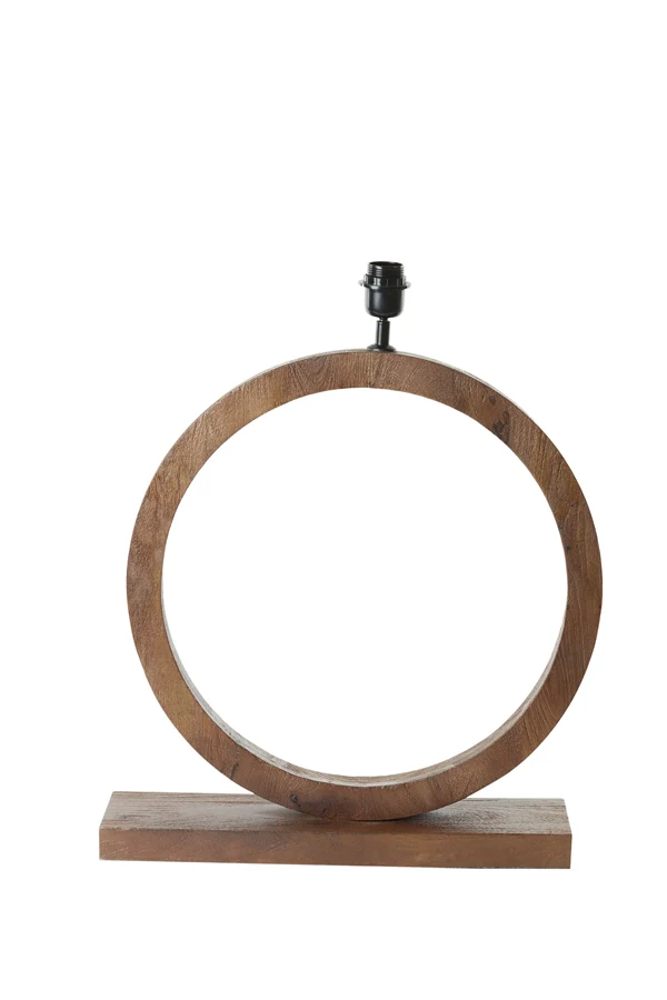 Lamp base 51x13x64 cm TINAR wood matt brown