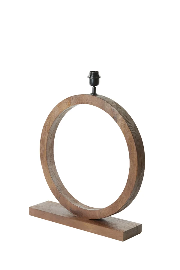 Lamp base 51x13x64 cm TINAR wood matt brown